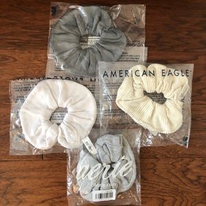 BNWT Lot of Aerie oversized scrunchies